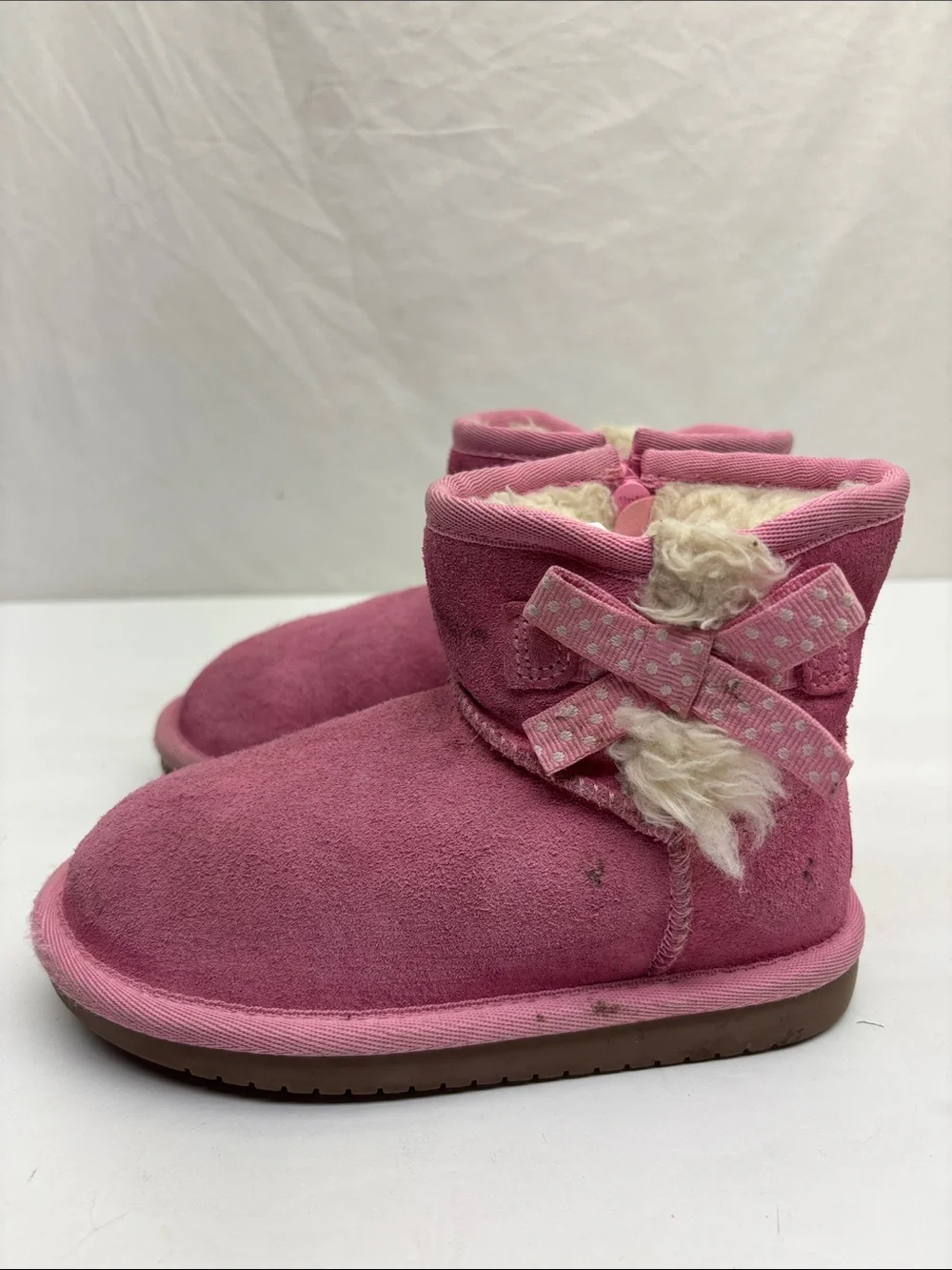 Koolaburra by Ugg bow and zipper boots for toddler girl SZ 10, box 4
